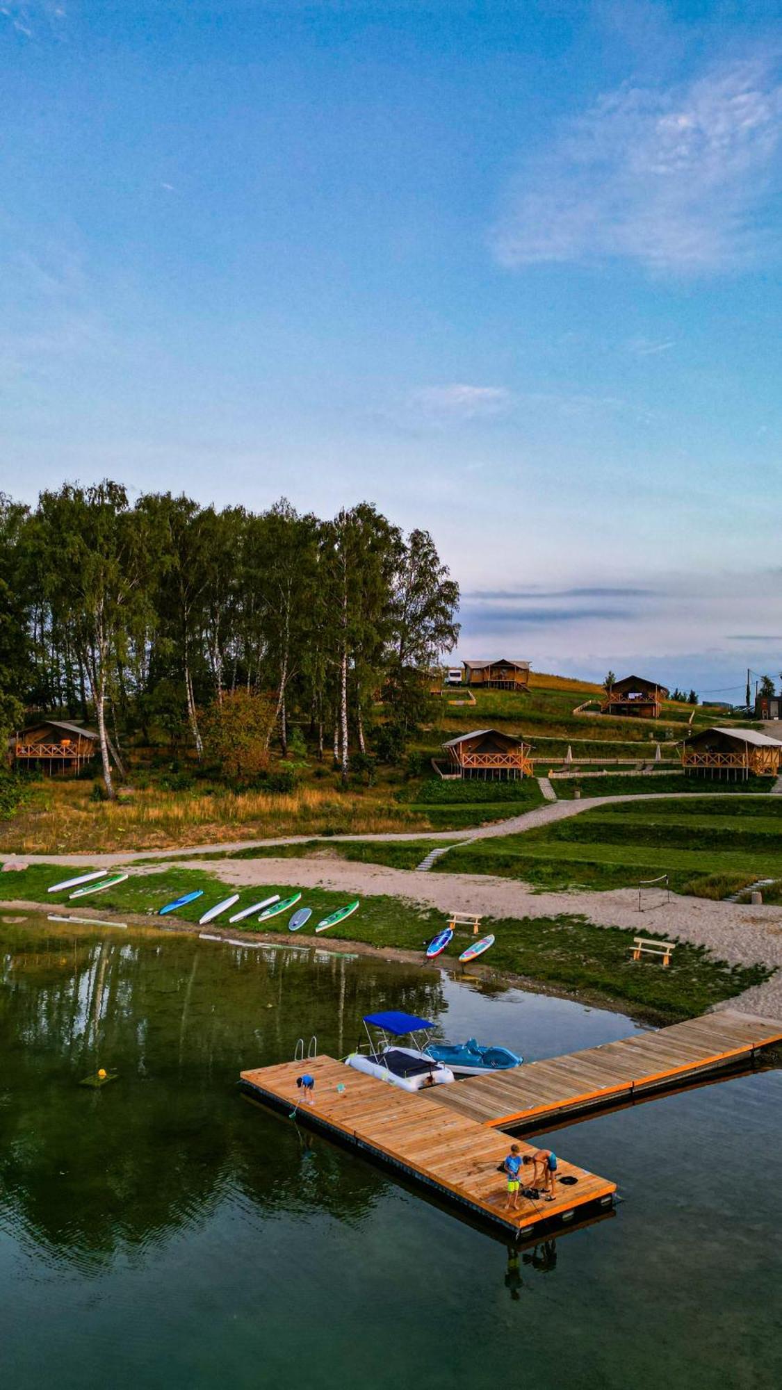 Hotel Wioska Wakacyjna Glamila Sterławki Wielkie Exterior foto